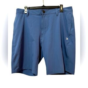 UEC-Men’s Hurley Hybrid Dri-Fit shorts in Size 36 in a blue- gray color.